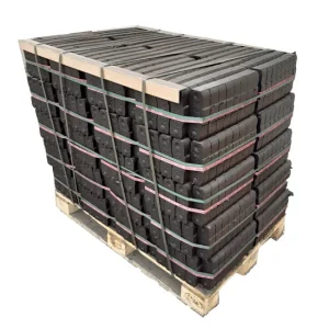 Briquettes de lignite pour garder le feu toute la nuit – Palette de 1 tonne en 40 paquets de 25 kg