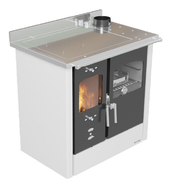 Cuisinière à bois LINCAR Omega 8,4 kW – four 41 L, rendement 89,5 %, livrée complète – Image 3