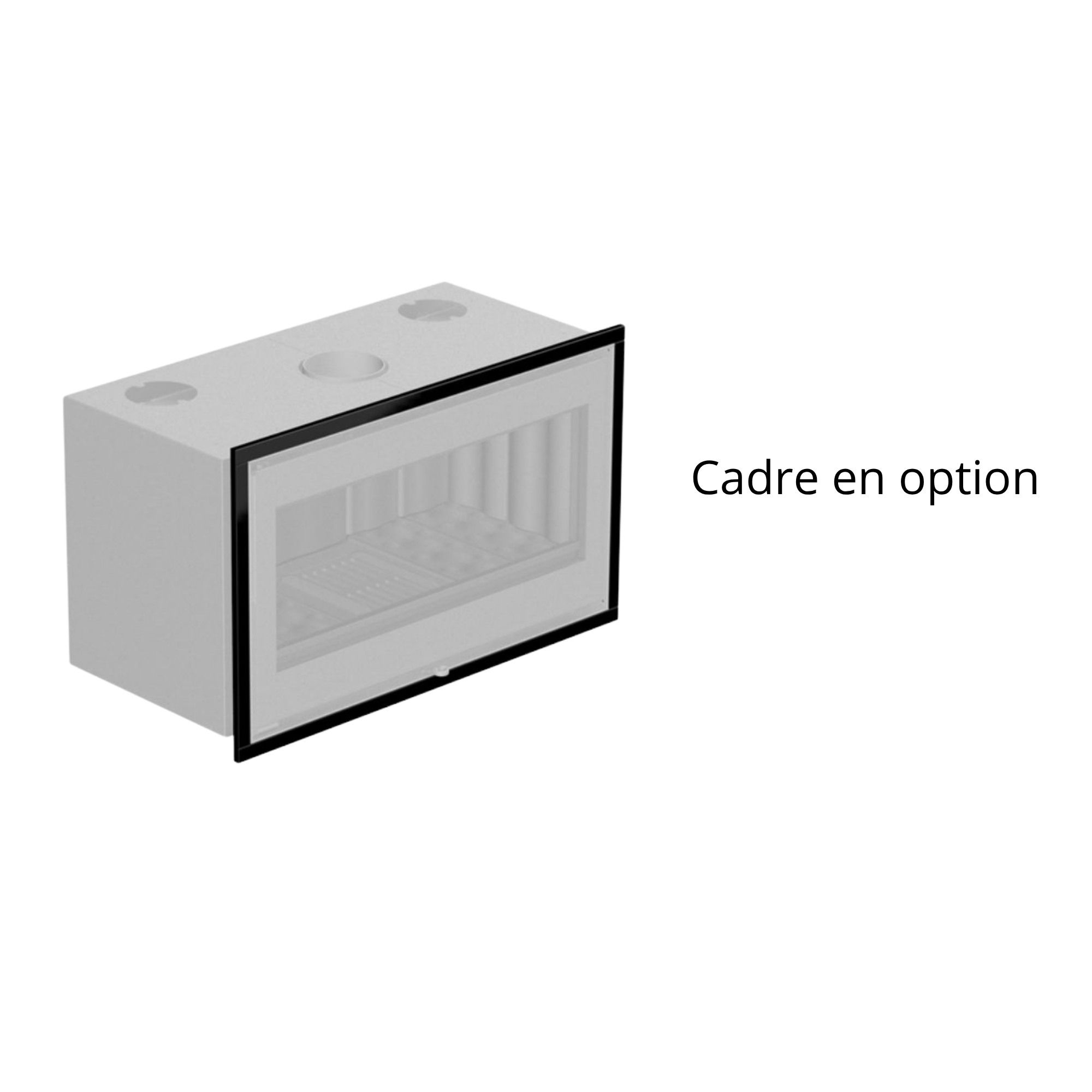 Insert à bois ventilé LA NORDICA Inserto 80 Lean 9,5 kW – foyer large 63 cm, bûches 50 cm – Image 7