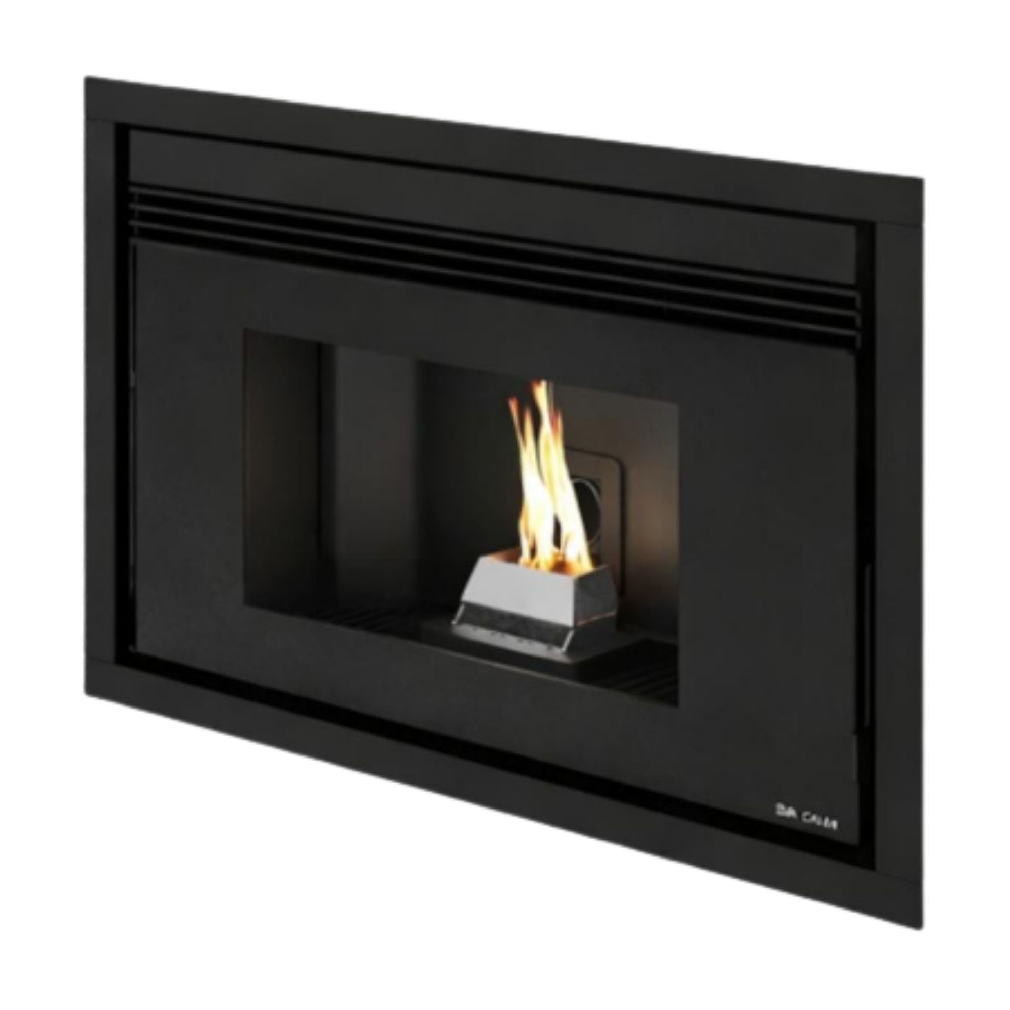 Insert à granulés ventilé PUNTO FUOCO Matteo 8,5 kW – chambre fonte, réservoir 15 kg, 5 puissances – Image 2