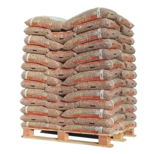 Granulés Moulin Bois Énergie EN Plus A1 fabriqués en Haute-Loire – Palette de 65 sacs de 15 kg