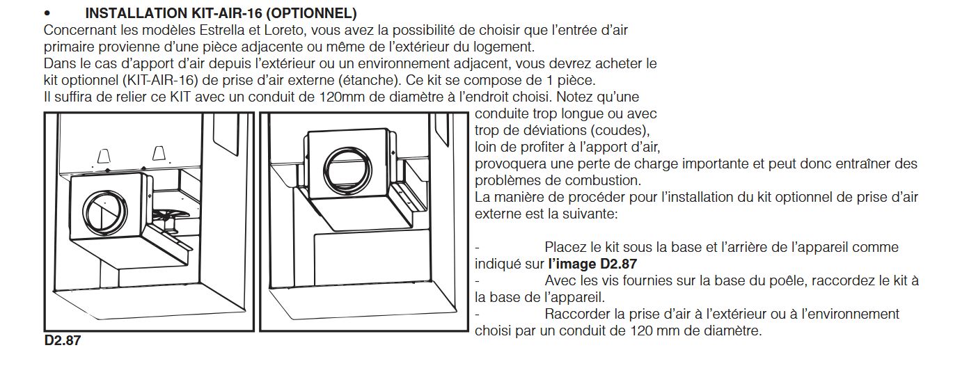 Poêle à bois 3 faces vitrées BRONPI Estrella 7 kW – installation centrale, bûches 41 cm – Image 5