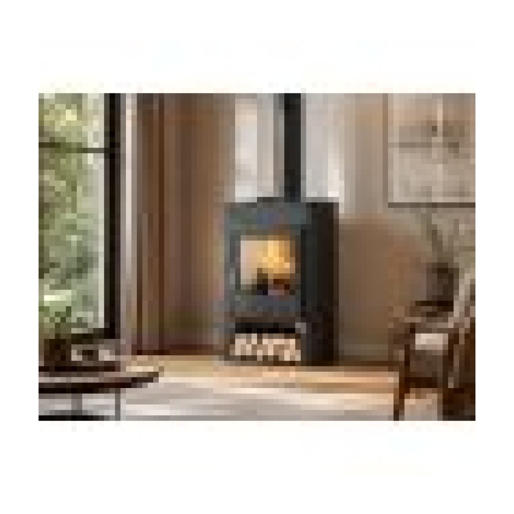 Poêle à bois FIREMATIC Tampa 11,3 kW avec chauffe-plat – sortie arrière, rendement 82 % – Image 2