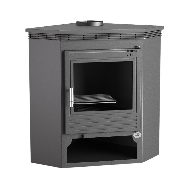 Poêle à bois d'angle FIREMATIC Dallas 11,3 kW – rendement 82 %, 305 m³, bûches 50 cm – Image 5