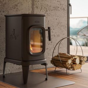 Poêle à bois en fonte DOVRE Saga 101 7,5 kW – design intemporel, bûches 35 cm, A+