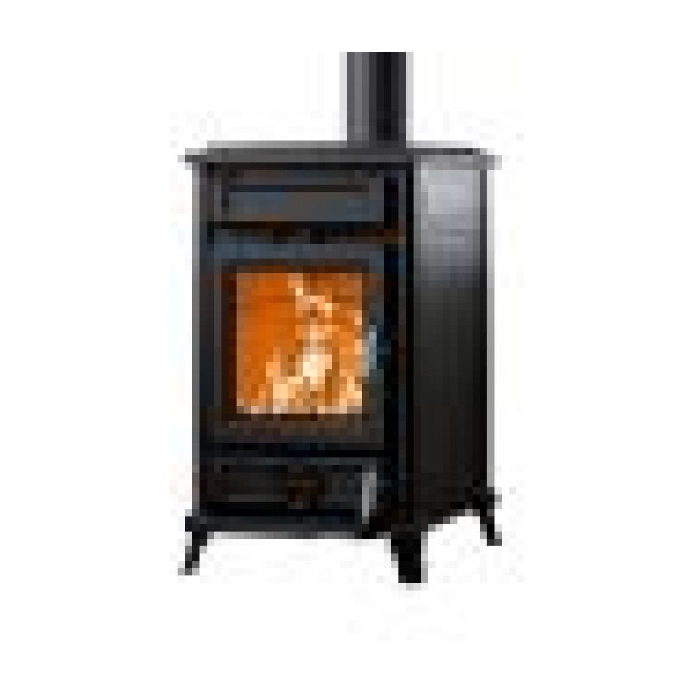 Poêle à bois en fonte THERMOROSSI Filò Evo 10,8 kW – design élégant, bûches 33 cm, A+ – Image 2