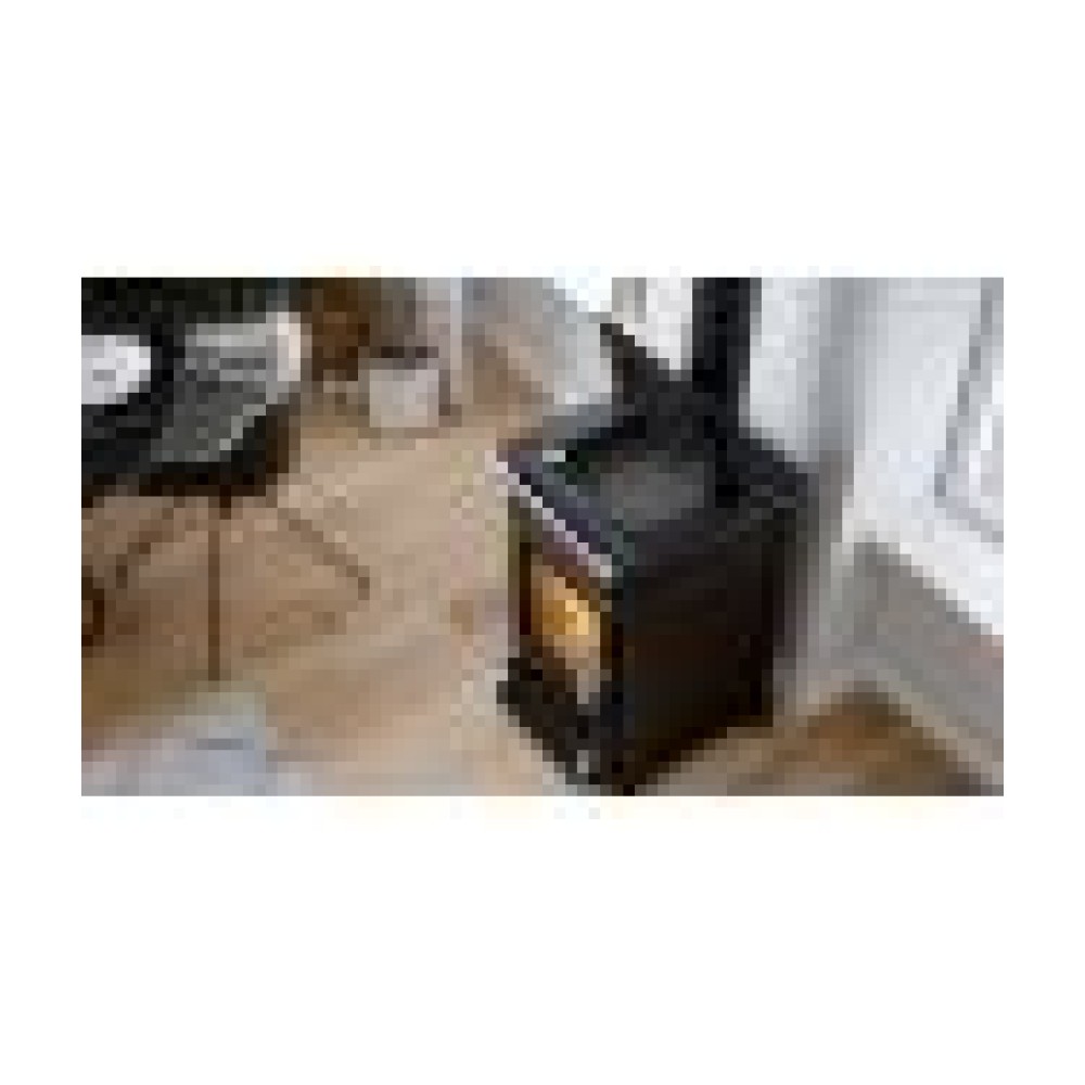Poêle à bois en fonte THERMOROSSI Filò Evo 10,8 kW – design élégant, bûches 33 cm, A+ – Image 3