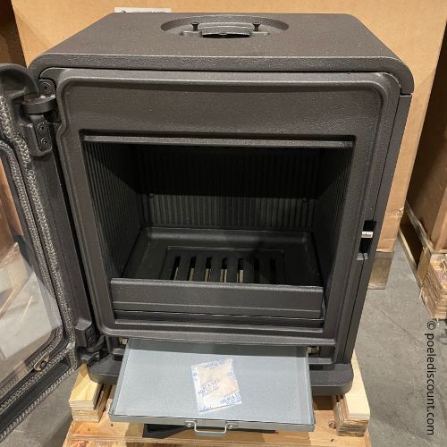 Petit poêle à bois étanche en fonte grise BRONPI Lira 5 kW – triple combustion, 125 m³ – Image 11