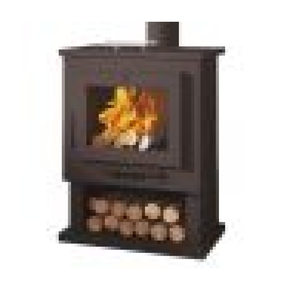 Poêle à bois FIREMATIC Utha 11,2 kW – chauffe-plat, sortie arrière, bûches 55 cm – Image 3