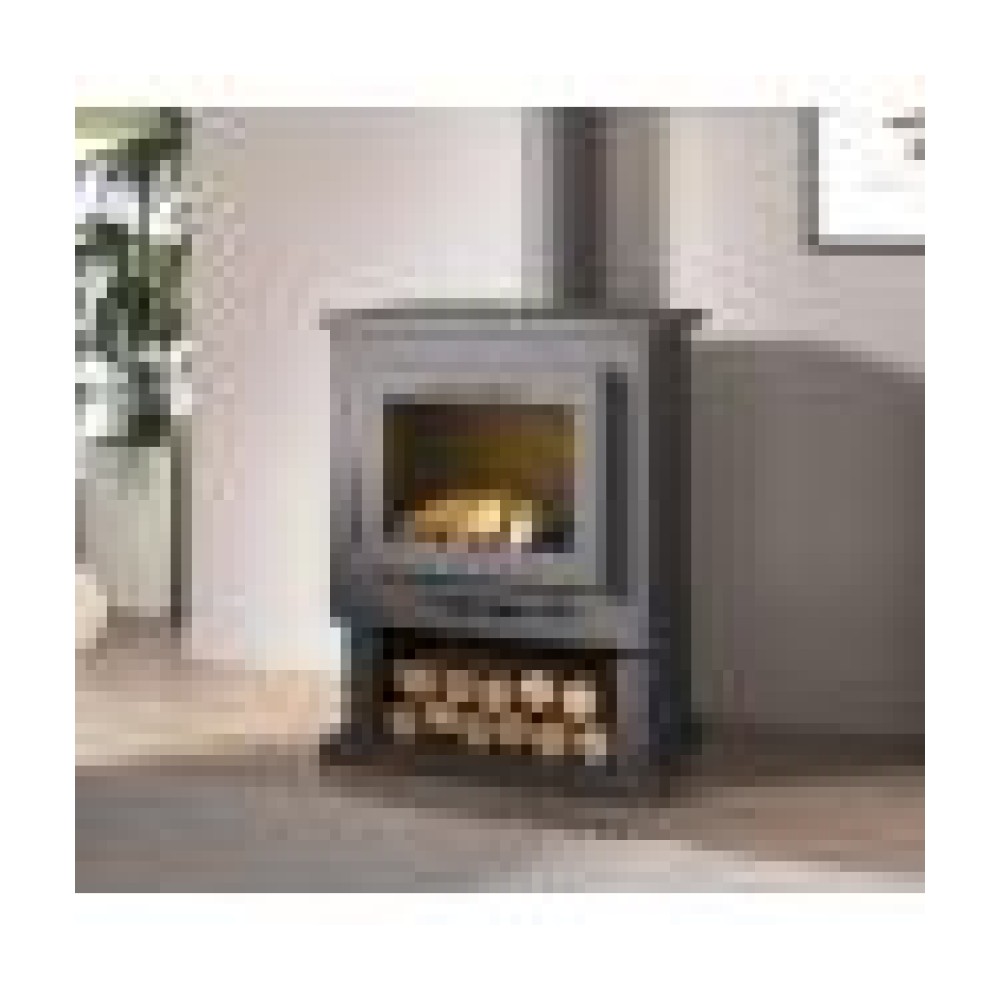 Poêle à bois FIREMATIC Utha 11,2 kW – chauffe-plat, sortie arrière, bûches 55 cm – Image 4