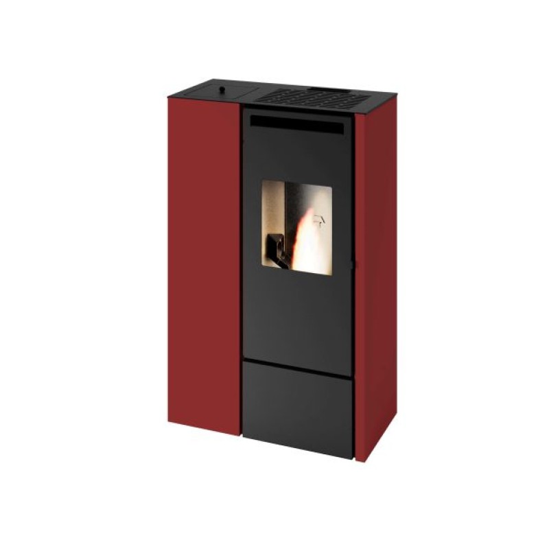 Poêle à granulés slim étanche PUNTO FUOCO Olivia 9,9 kW – 32 cm, sortie arrière ou latérale – Image 2