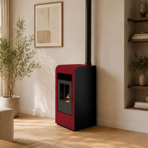 Poêle à granulés léger PUNTO FUOCO Giada 8 kW – 50 kg, sortie arrière ou supérieure