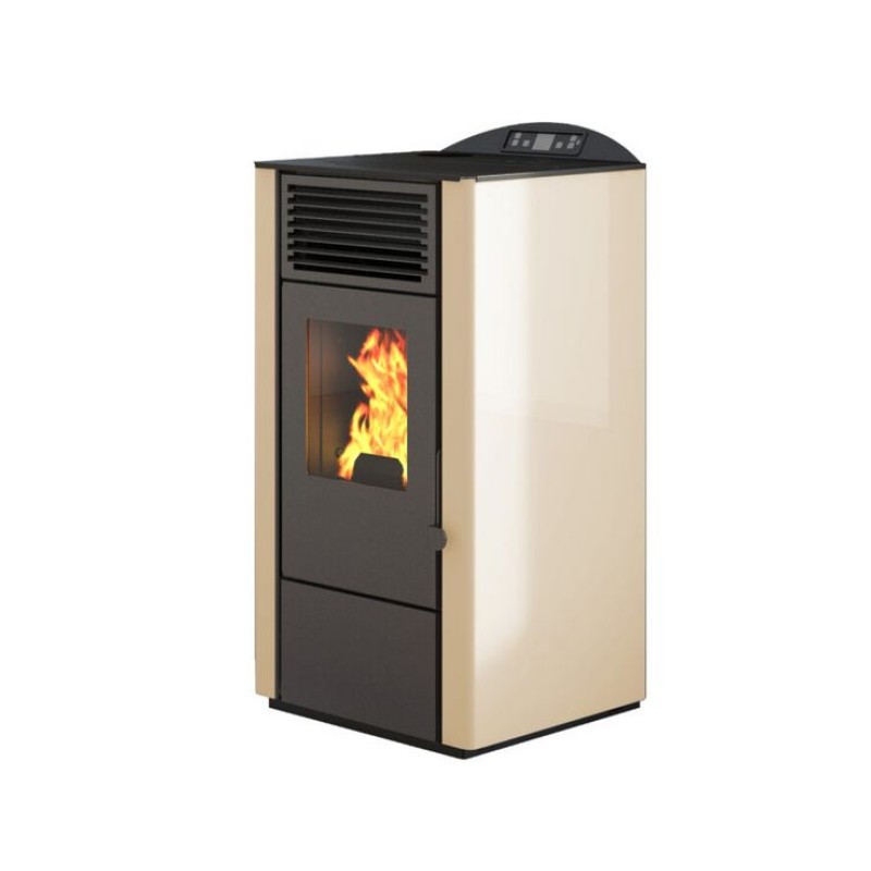 Poêle à granulés compact PUNTO FUOCO Lory 8 kW – 140 à 200 m³, télécommande incluse – Image 3