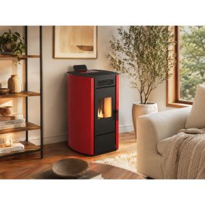 Poêle à granulés puissant PUNTO FUOCO Luana 12,5 kW – 200 à 300 m³, rendement 94,5 %