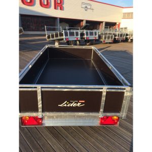 Remorque bagagère bois Lider 45450 à caisse fixe 251 x 133 cm – simple et sans entretien