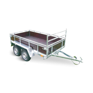 Remorque bagagère bois SOREL 96002SB double essieu – ridelles bois renforcées