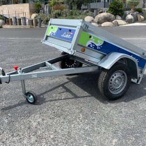 Remorque bagagère compacte Lider Alicante 150 – 150 x 100 cm entièrement démontable, 136 kg à vide