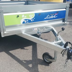 Remorque bagagère Lider Florence 39330 double essieu 233 x 132 cm – PTAC 500 ou 750 kg au choix