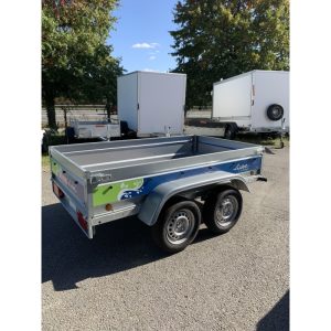 Remorque bagagère Lider Florence 42330 double essieu 233 x 132 cm – 500 kg sans carte grise