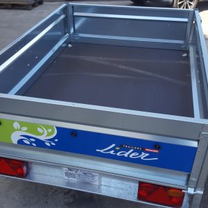 Remorque bagagère basculante Lider Palerme 44331 2,33 m – ridelles galvanisées 42 cm, 176 kg à vide