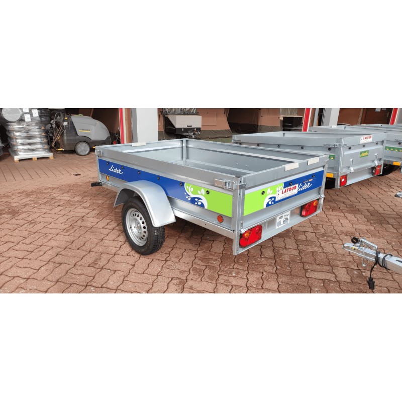 Remorque bagagère compacte Lider Saragos 42220 – acier galvanisé, 500 kg sans carte grise – Image 5