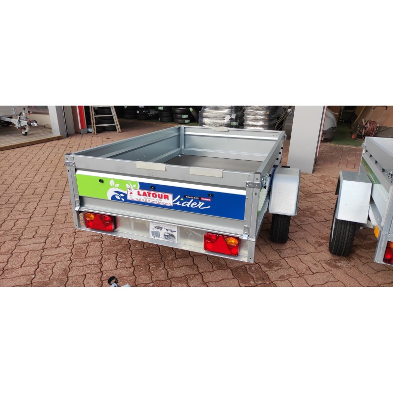 Remorque bagagère compacte Lider Saragos 42220 – acier galvanisé, 500 kg sans carte grise – Image 6