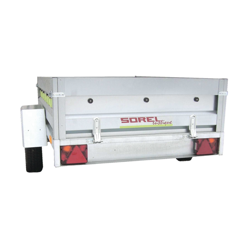Remorque bagagère SOREL Rustique R200 196 x 124 x 40 cm – modulable en plateau, sans carte grise – Image 3