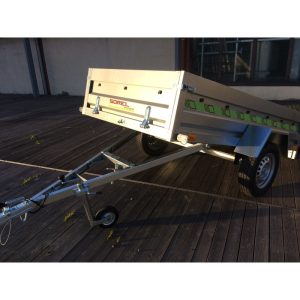 Remorque bagagère SOREL Rustique R250 grand format simple essieu – flèche en U