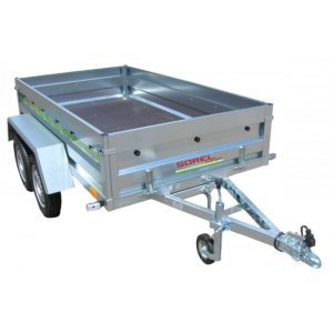 Remorque bagagère SOREL Rustique R253-2 double essieu – stabilité sur route, 500 kg sans carte grise
