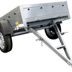 Remorque de jardin Unitrailer Garden Trailer 150 Kipp – ridelles 70 cm, basculante