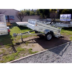Remorque basculante Lider Robust à ridelles acier renforcées – plancher bois 12 mm