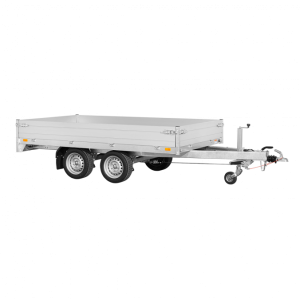 Remorque plateau SARIS 306 x 170 cm double essieu freiné – PTAC 2000 kg, 1579 kg de charge utile