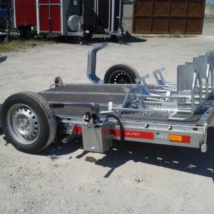 Remorque porte-motos Martz TEMA à basculement hydraulique – plateau 225 x 160 cm