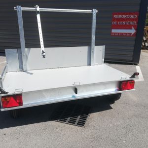 Remorque transversale GOT pour scooter 3 roues type MP3 et vélos – plateau 200 x 100 cm