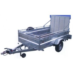 Remorque utilitaire Lider Robust 34392 – 253 x 134 cm, ridelles acier 50 cm, PTAC 1000 ou 1300 kg